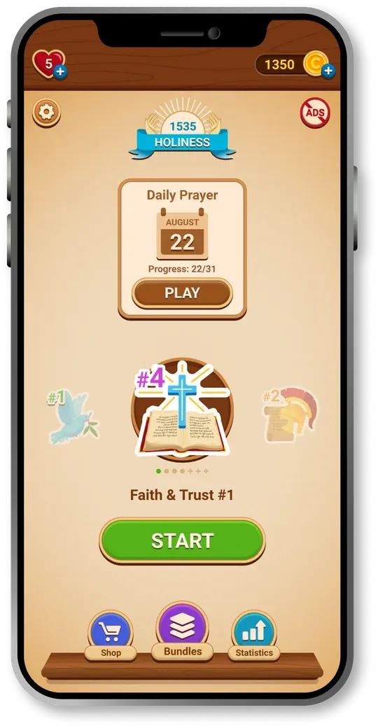 Bible Code - Cryptogram Puzzle game